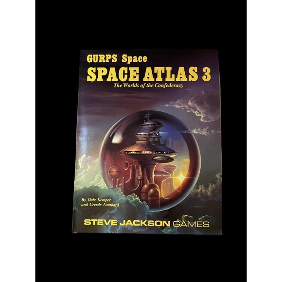 GURPS Space Space Atlas Series RPG Space Atlas Set Of Four Books! SJG - Picture 5 of 9